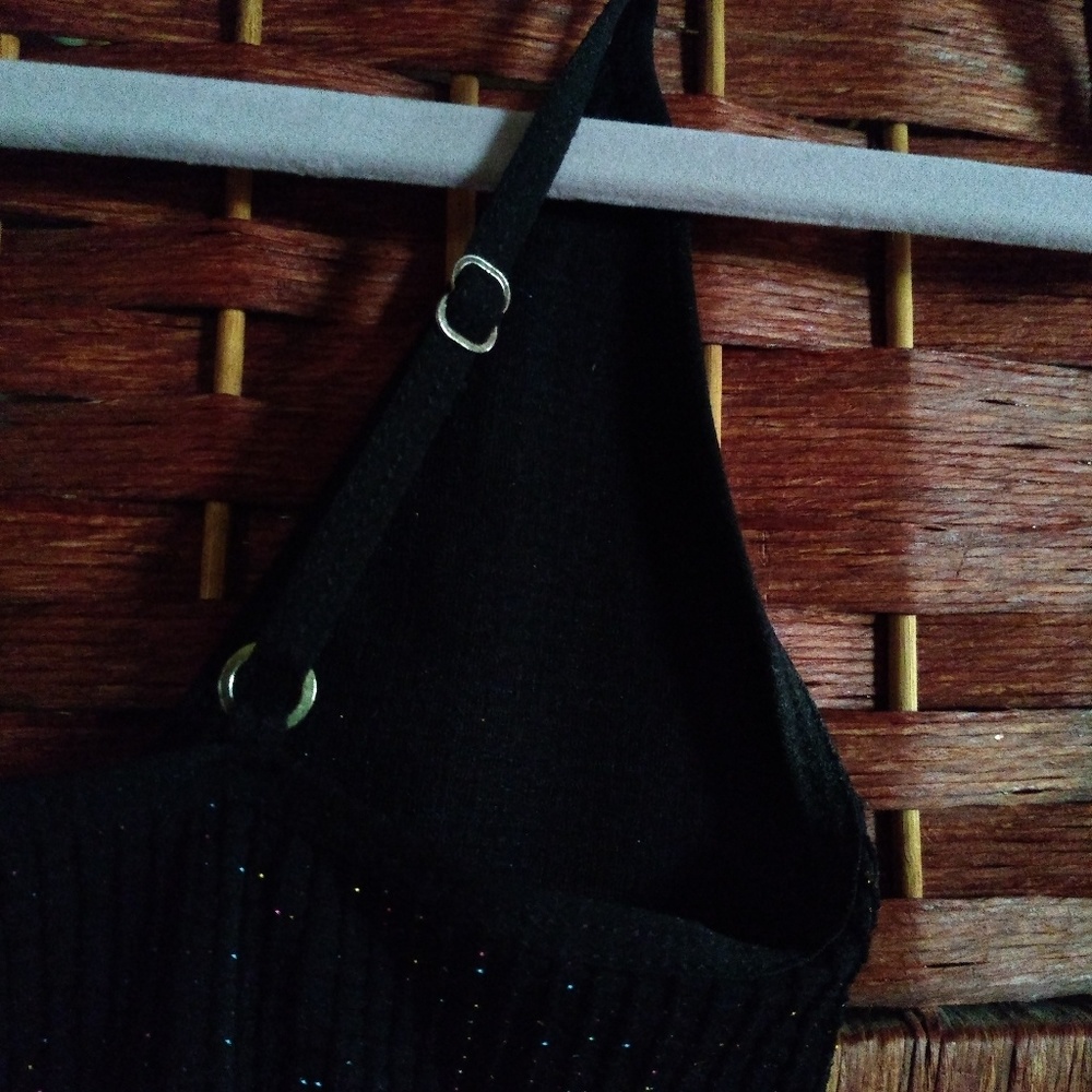Stretchy black tank